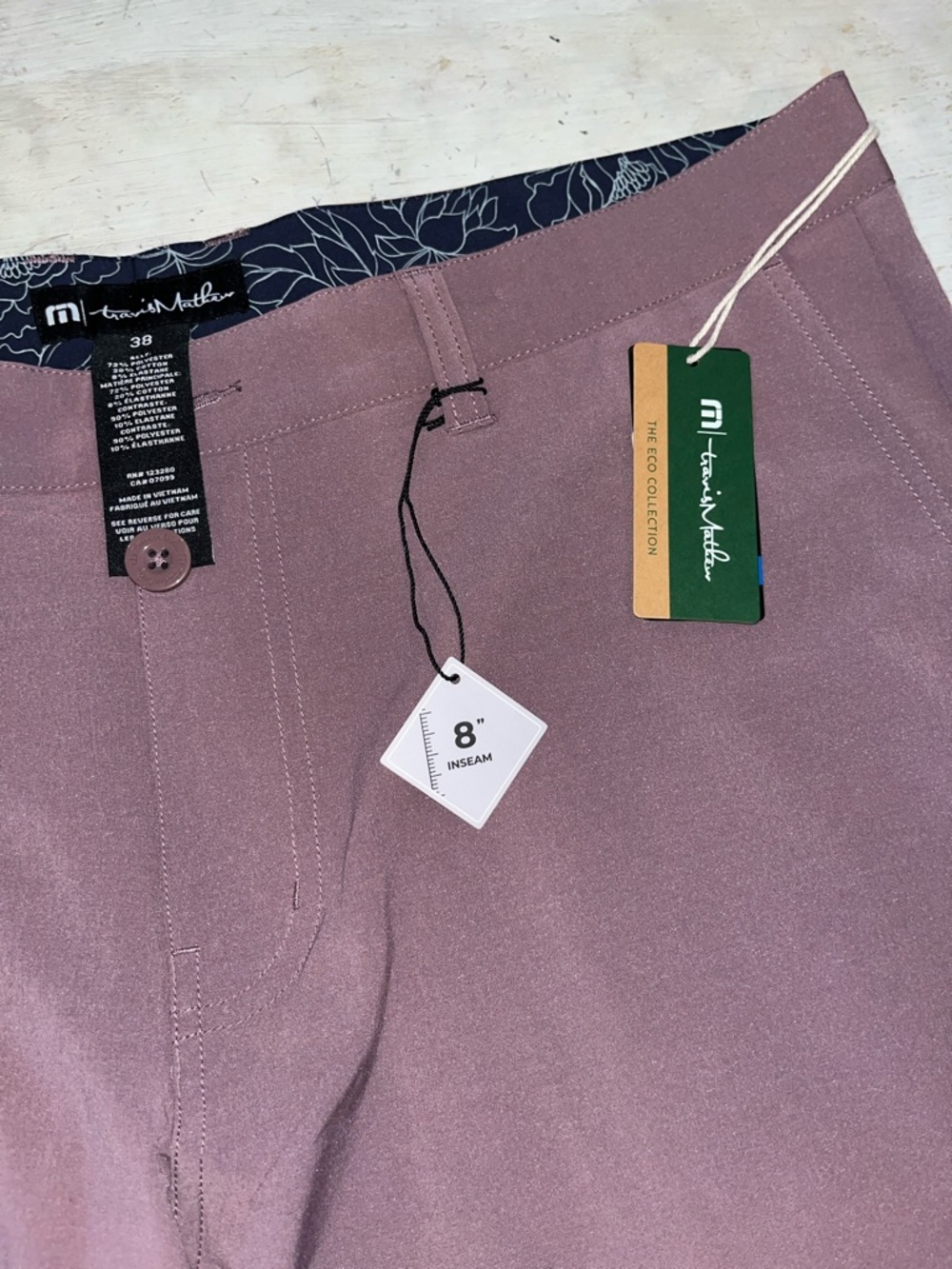 TravisMathew Days And Days Golf Shorts NWT | size 38 - Picture 5 of 7